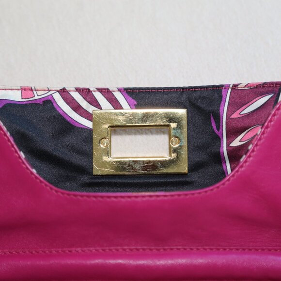 Authentic Emilio Pucci shoulder crossbody handle bag clutch made in Italy - Picture 9 of 10